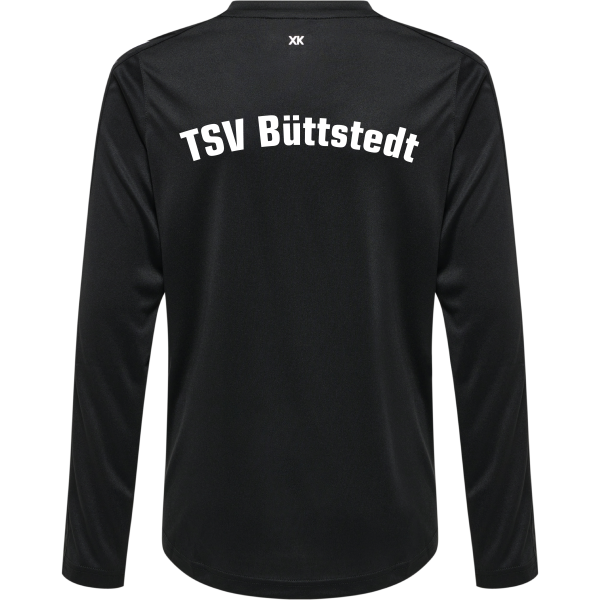 Kinder Trainingsshirt Langarm TSV1914 - Hummel Core XK Poly Shirt L/S - Black